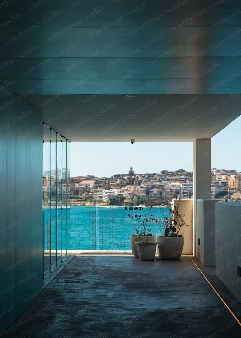Sea at the End of the Hall — Bondi Icebergs — Sydney, Australia