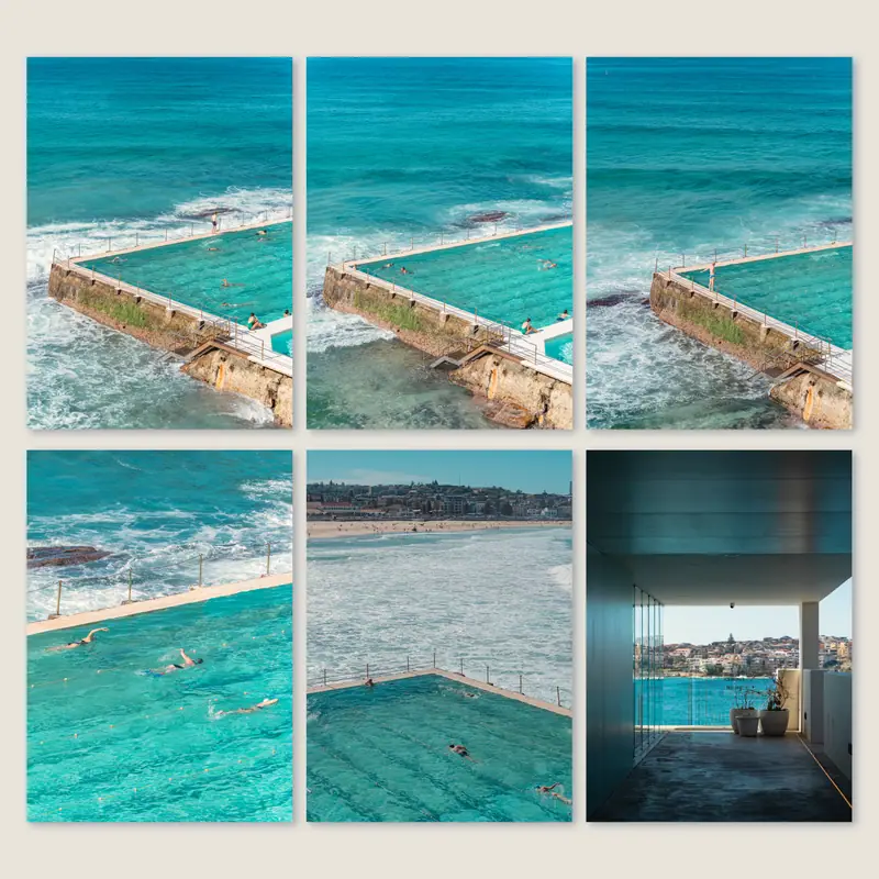 Bondi Icebergs Photo Poster