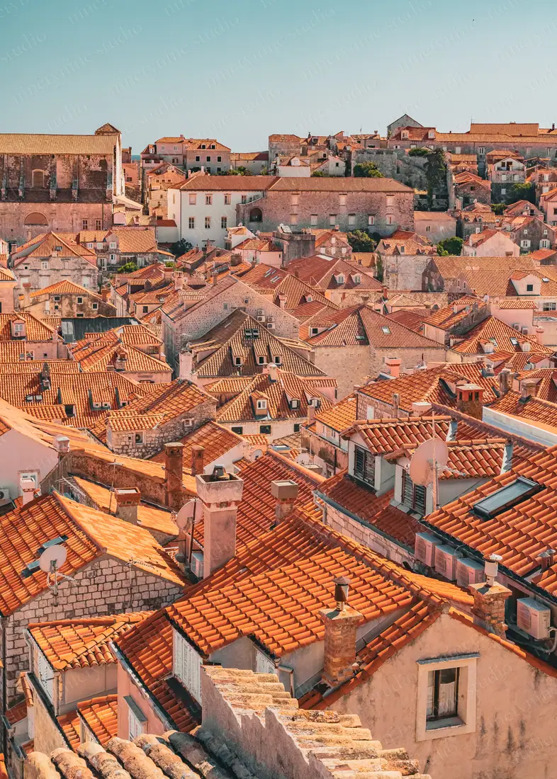 끝없는 지붕 — 크로아티아 두브로브니크 겹겹의 집들